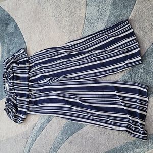 Time And Tru Striped Jumpsuit